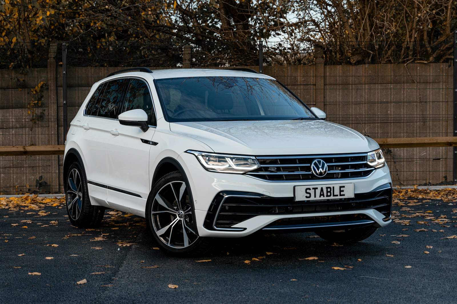 Witte Volkswagen Tiguan